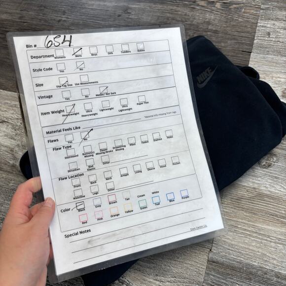 Nike Tech Black Women M Funnel Neck Spell Out Mini Swoosh Fleece Pullover Hoodie - Picture 8 of 9